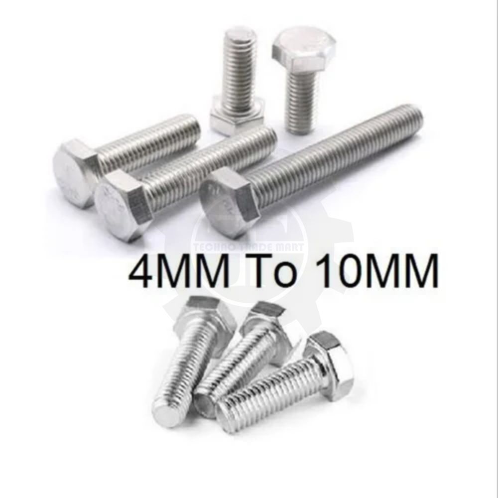 4mm to 8mm MS hex Bolt  per Kg